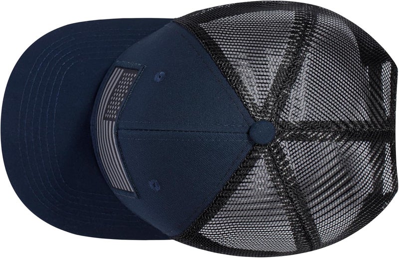 AURR American Flag Trucker Hat, Patriotic Baseball Cap for Men & Women, Breathable Mesh Adjustable Snapback, USA Flag Patch - Image 4